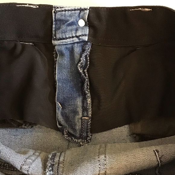 Democracy 8 AbSolution Denim Shorts Women’s Bermuda Stretch Slimming 14” Inseam - Picture 6 of 8